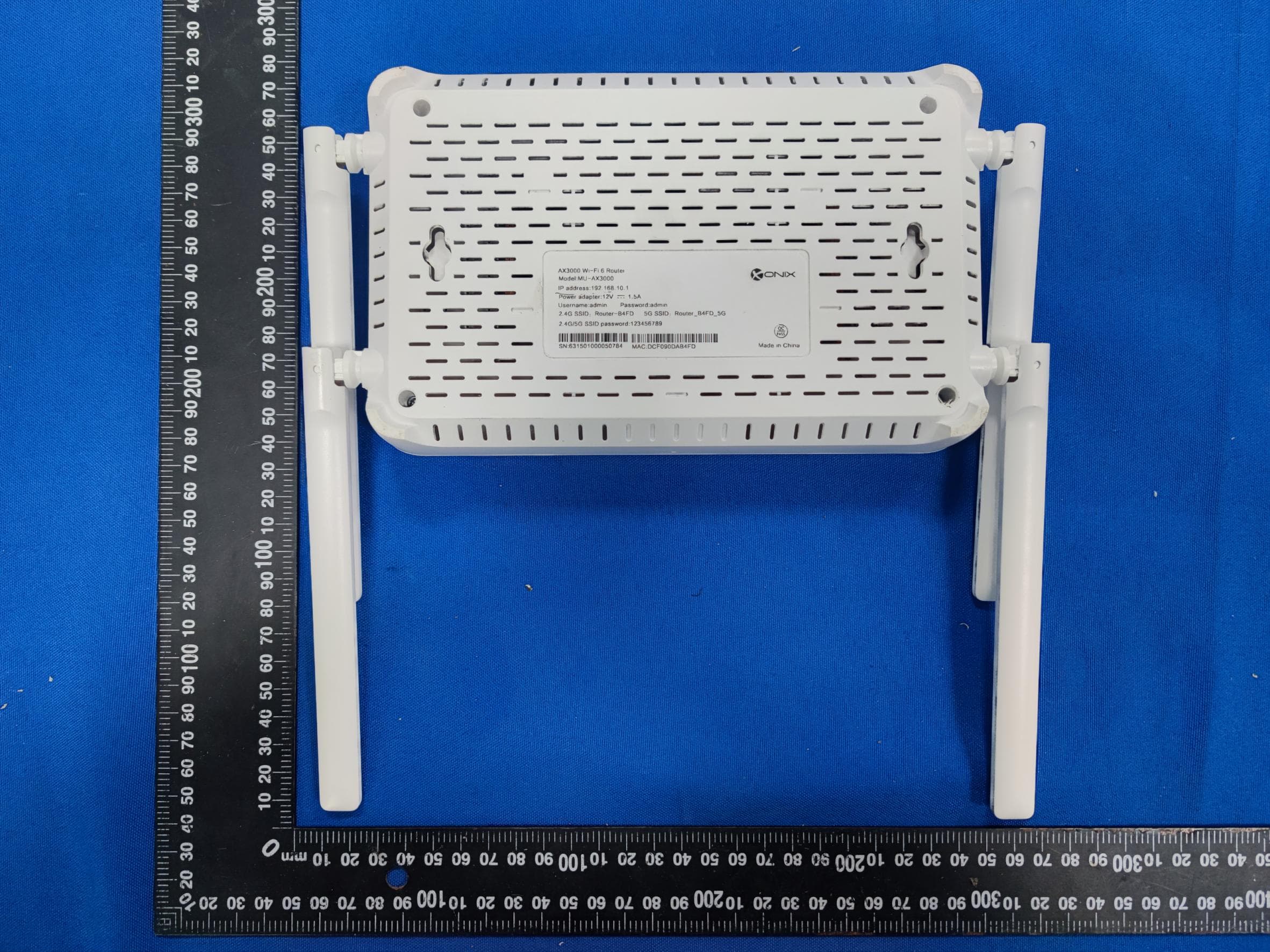 Wi-Fi6 Router - FCC ID 2A22E-MU-AX3000 - Micronet Union Technology(Chengdu) Co., Ltd.