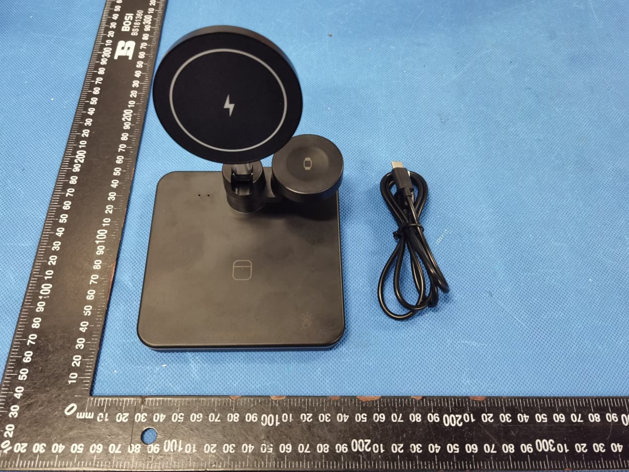 3-in-1 Wireless Charging Station - FCC ID 2A22V-MWS01 - Shenzhen DXR Electronic Technology Co., Limited (Dongguan Branch)