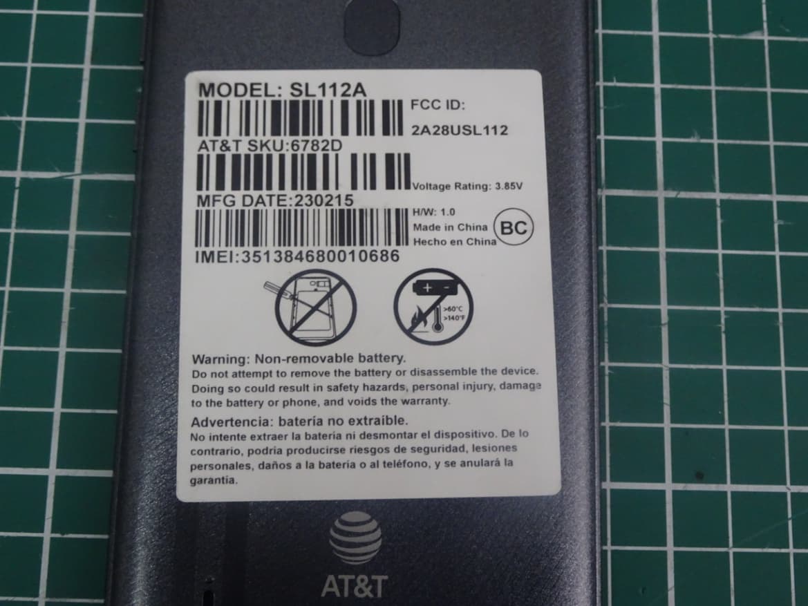 Smart Phone - FCC ID 2A28USL112 - COOSEA  GROUP  (HK)  COMPANY  LIMITED (2)