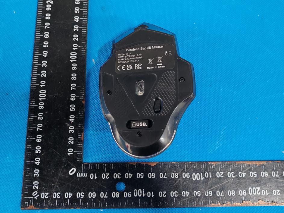 Wireless Mouse - FCC ID 2A2B5-K1A - Dongguan Space Key Electronic Technology Co., Ltd