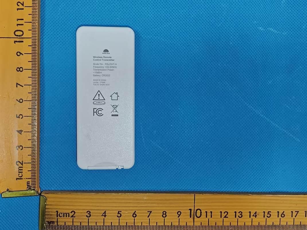 Remote control transmitter - FCC ID 2A2XV-054T - Ningbo Free Trade Zone Rising Sun Electrical Co., Ltd. (2)