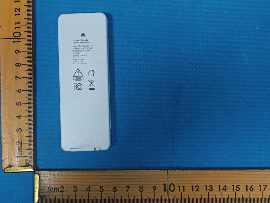 Remote Control Transmitter - FCC ID 2A2XV-055T - Ningbo Free Trade Zone Rising Sun Electrical Co., Ltd. (2)