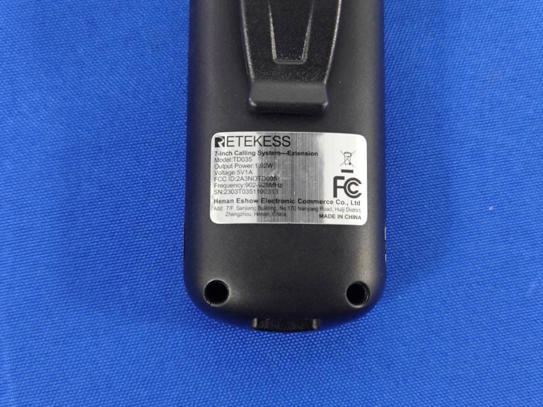 7-Inch Calling System - FCC ID 2A3NOTD035 - ZHENGZHOU YSAIR TECHNOLOGY CO.,LTD (3)