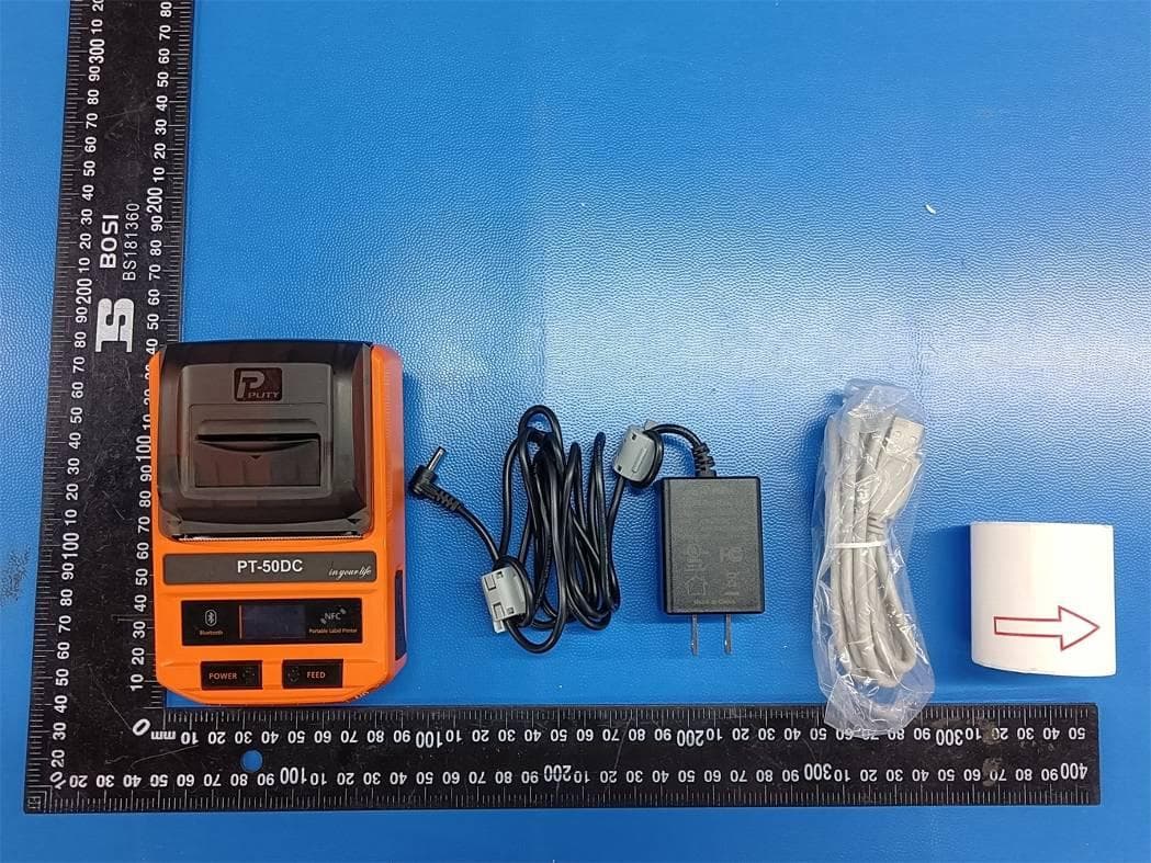 Portable Label Printer - FCC ID 2A3QLT-50DC - Shenzhen PUTY Technology Co. , Ltd.