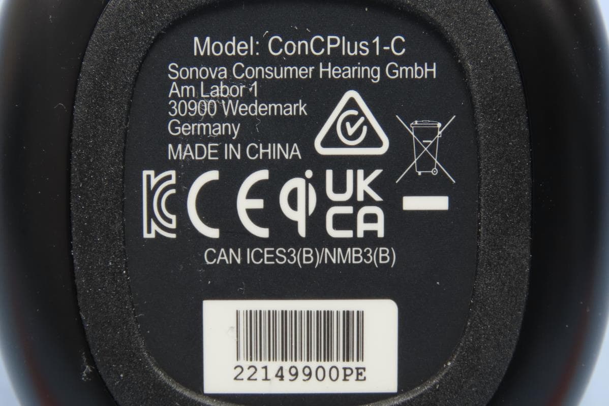 True Wireless Earphones - FCC ID 2A3ULCONCPLUS1 - Sonova Consumer Hearing GmbH