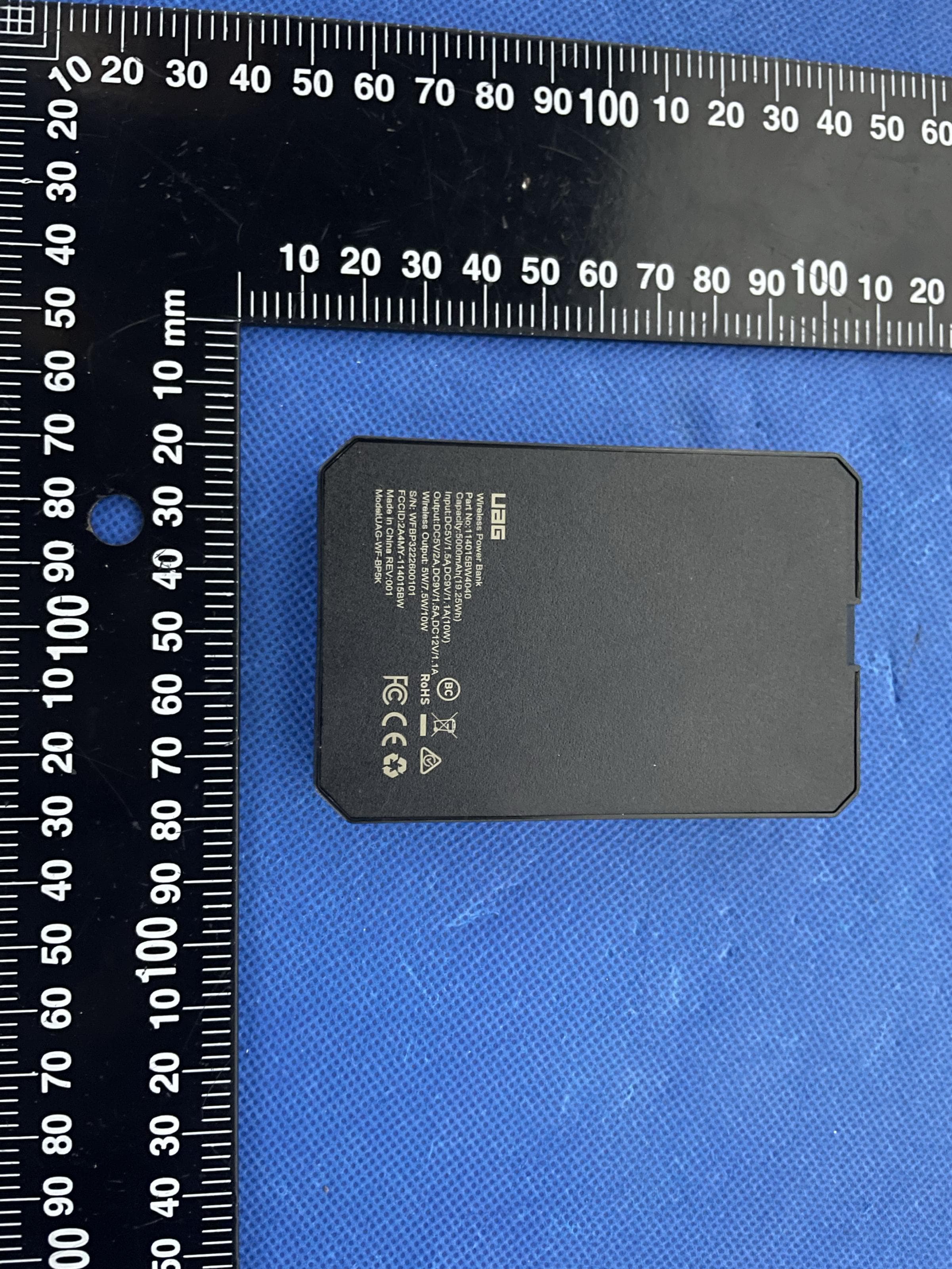 Wireless Power Bank - FCC ID 2A4MY-114015BW - Urban Armor Gear, LLC.