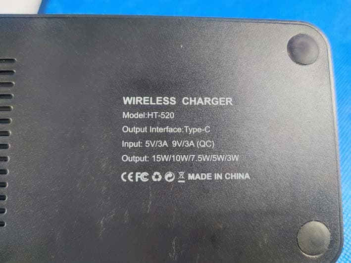 Lamp wireless charging - FCC ID 2A4PS-HT-520 - Shenzhen Haitao SCI&Tech Co. LTD