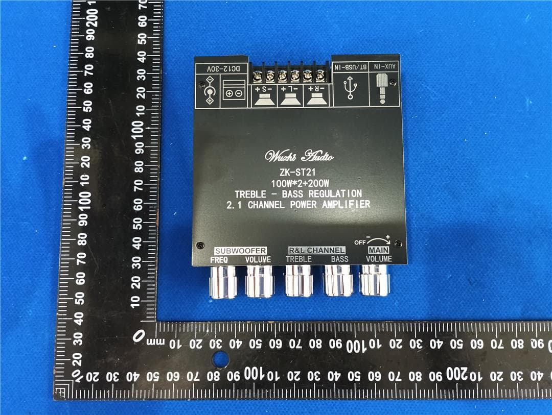 Bluetooth Audio Power Amplifier - FCC ID 2A4WD-ZK-ST21 - Qingdao Wuzhi Intelligent Technology Co., Ltd.