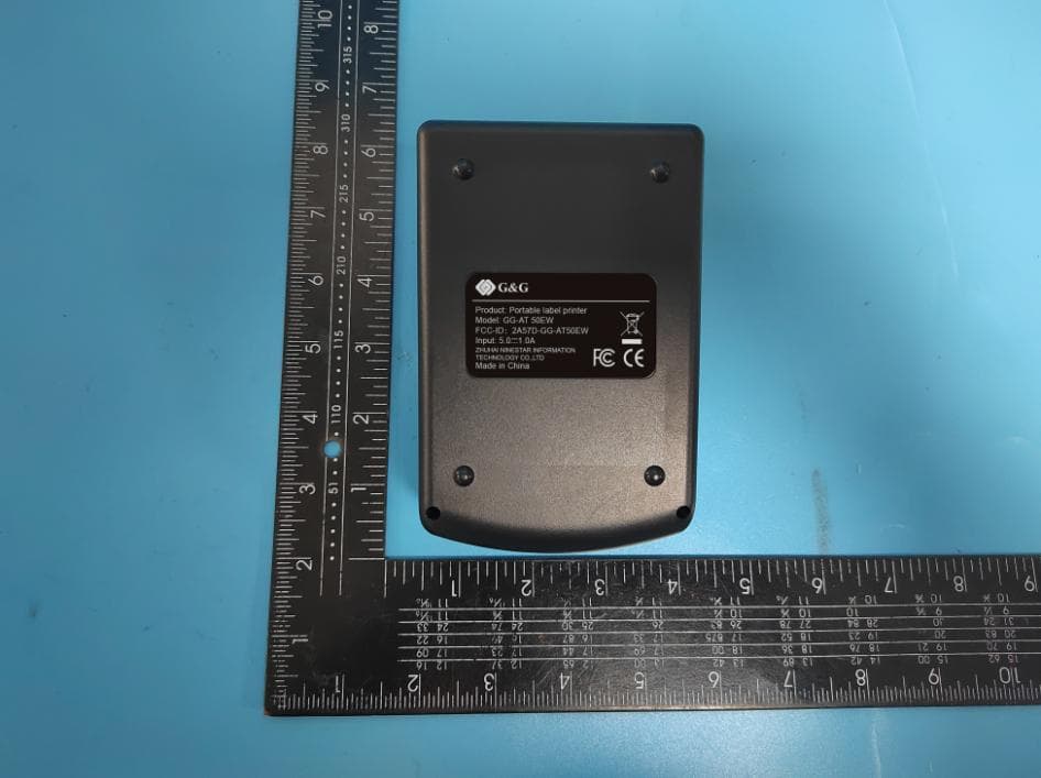 Portable Lable Printer - FCC ID 2A57D-GG-AT50EW - ZHUHAI NINESTAR INFORMATION TECHNOLOGY CO.,LTD (5)