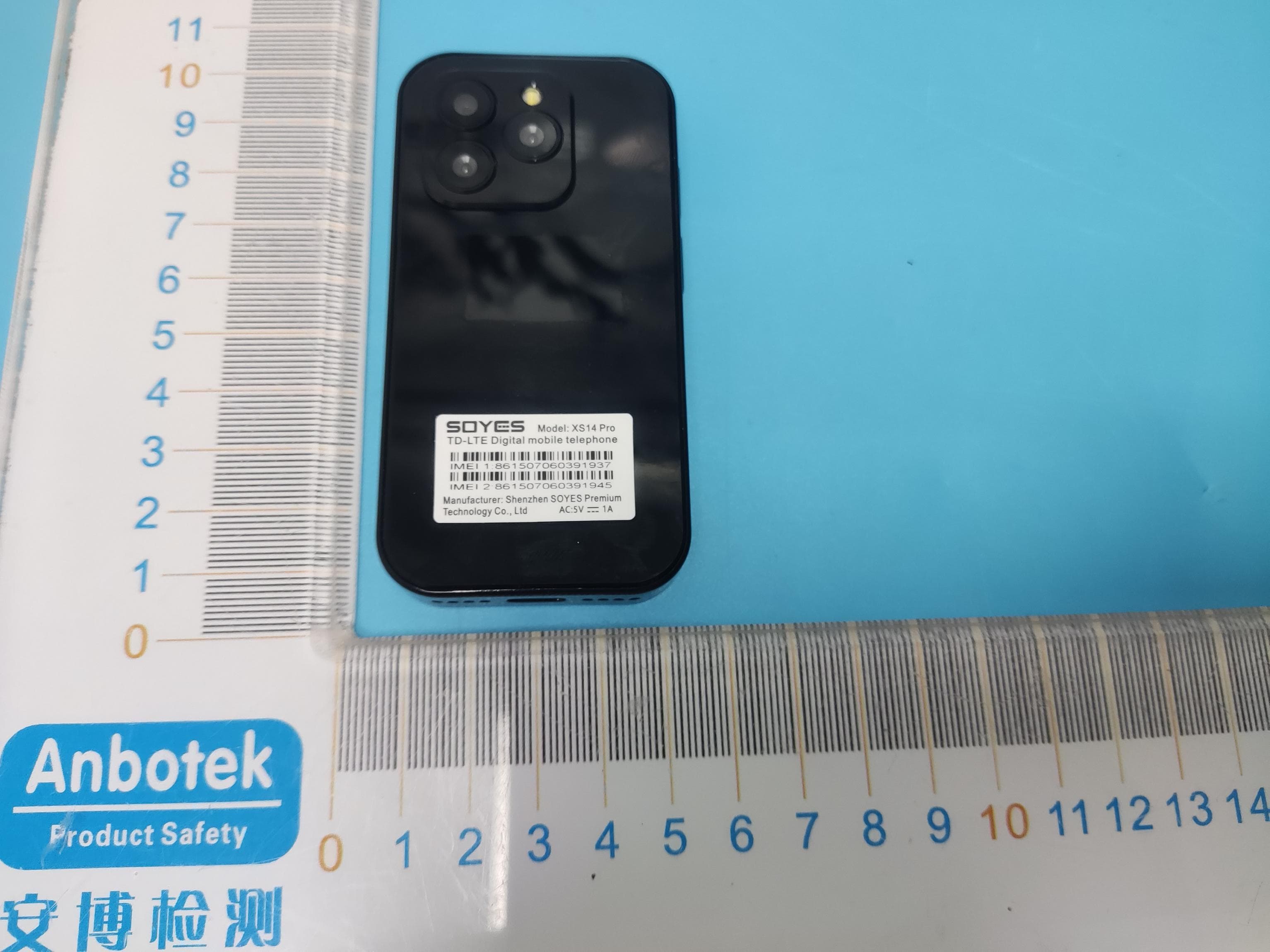 Mini smartphone - FCC ID 2A5MW-XS14PRO - Shenzhen SOYES Premium Technology limited (2)