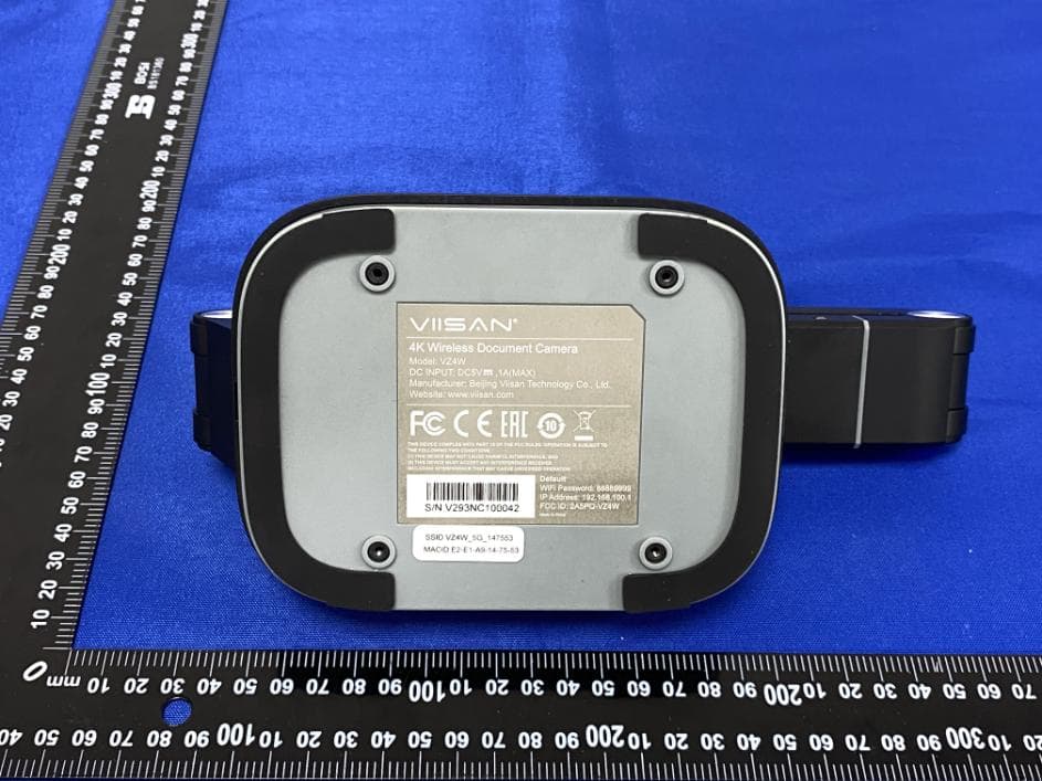 4K Wireless Document Camera - FCC ID 2A5PQ-VZ4W - Beijing Viisan Technology Co., Ltd. (3)