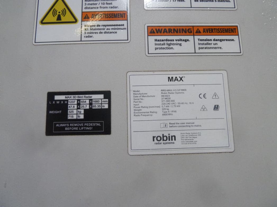 MAX A3 - FCC ID 2A5YR-MAXA3F8900 - Robin Radar Systems b.v. (4)