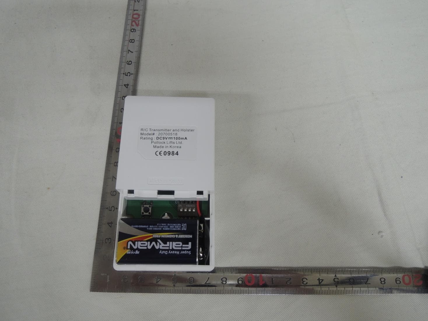 Radio Control Transmitter - FCC ID 2A6P8-POLLOCK-05TX - Pollock Lifts Ltd. (2)