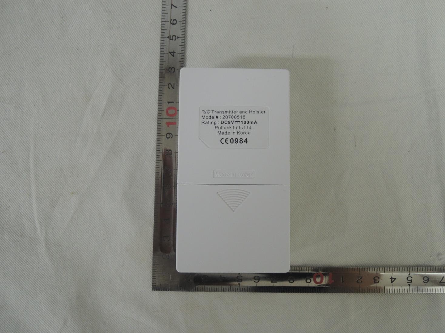 Radio Control Transmitter - FCC ID 2A6P8-POLLOCK-05TX - Pollock Lifts Ltd.
