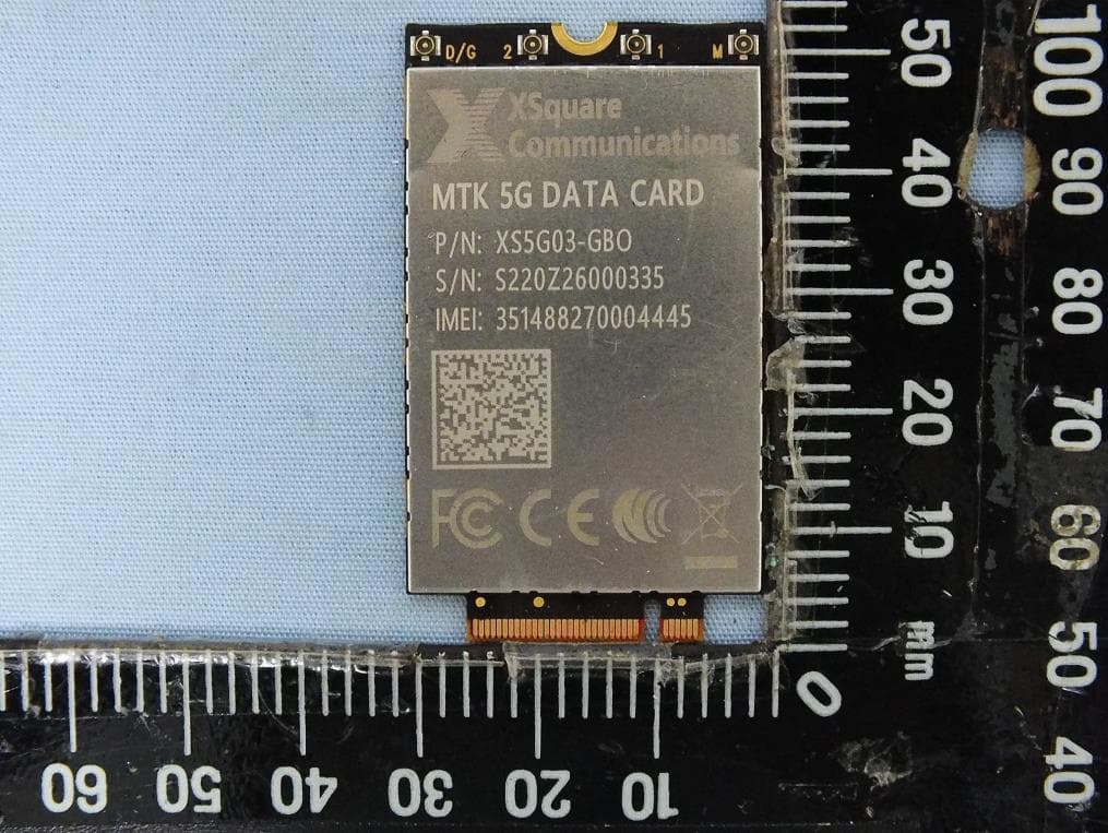 5G DATA CARD - FCC ID 2A7G3XS5G0304 - XSquare Communications Corporation (2)