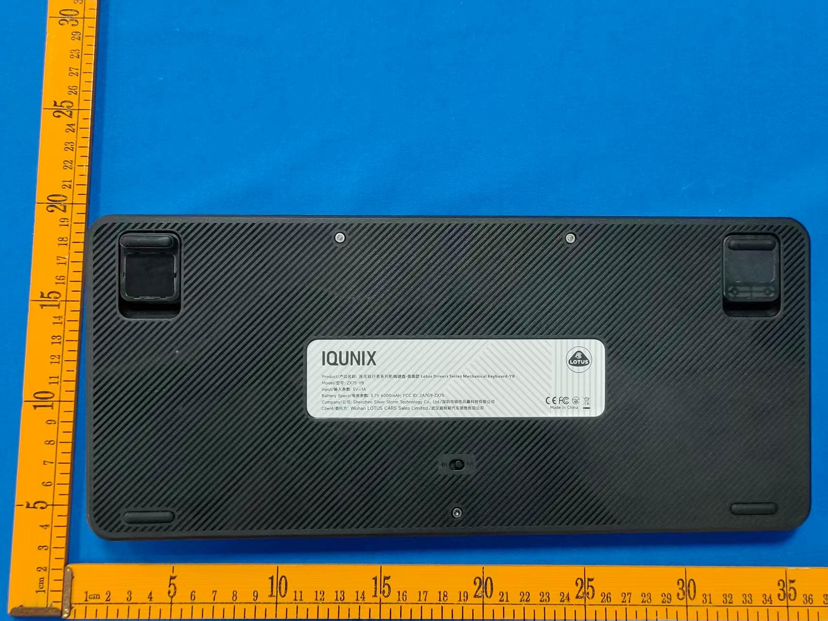 Mechanical Keyboard - FCC ID 2A7G9-ZX75-YB - Shenzhen Silver Storm Technology Co., Ltd.