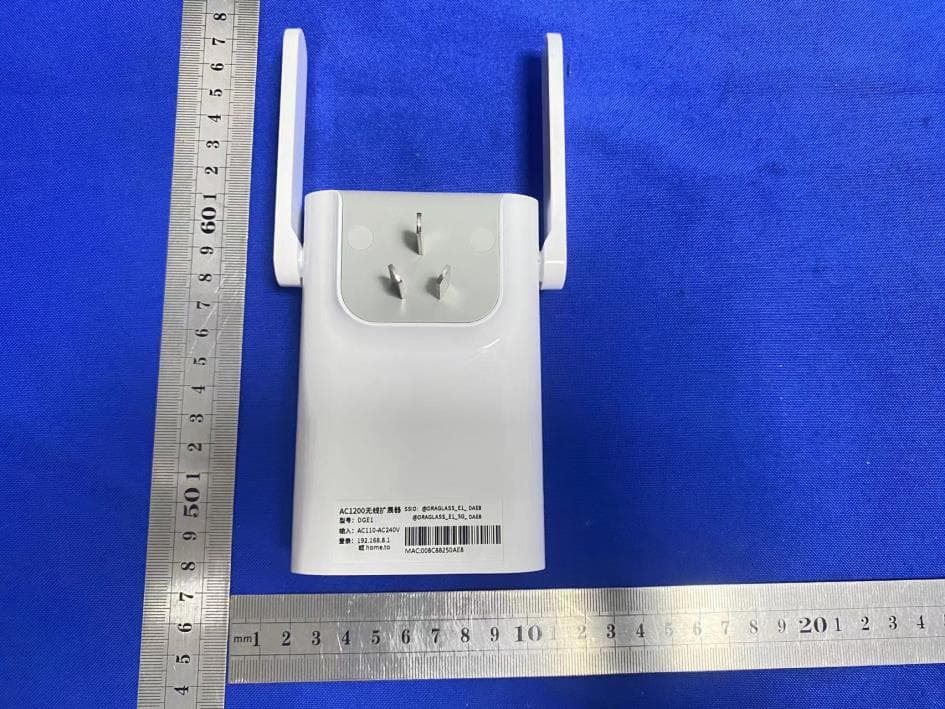 Wi-Fi repeater - FCC ID 2A7HY-DGE1 - Dragonglass Technology (SHENZHEN) Co., Ltd.