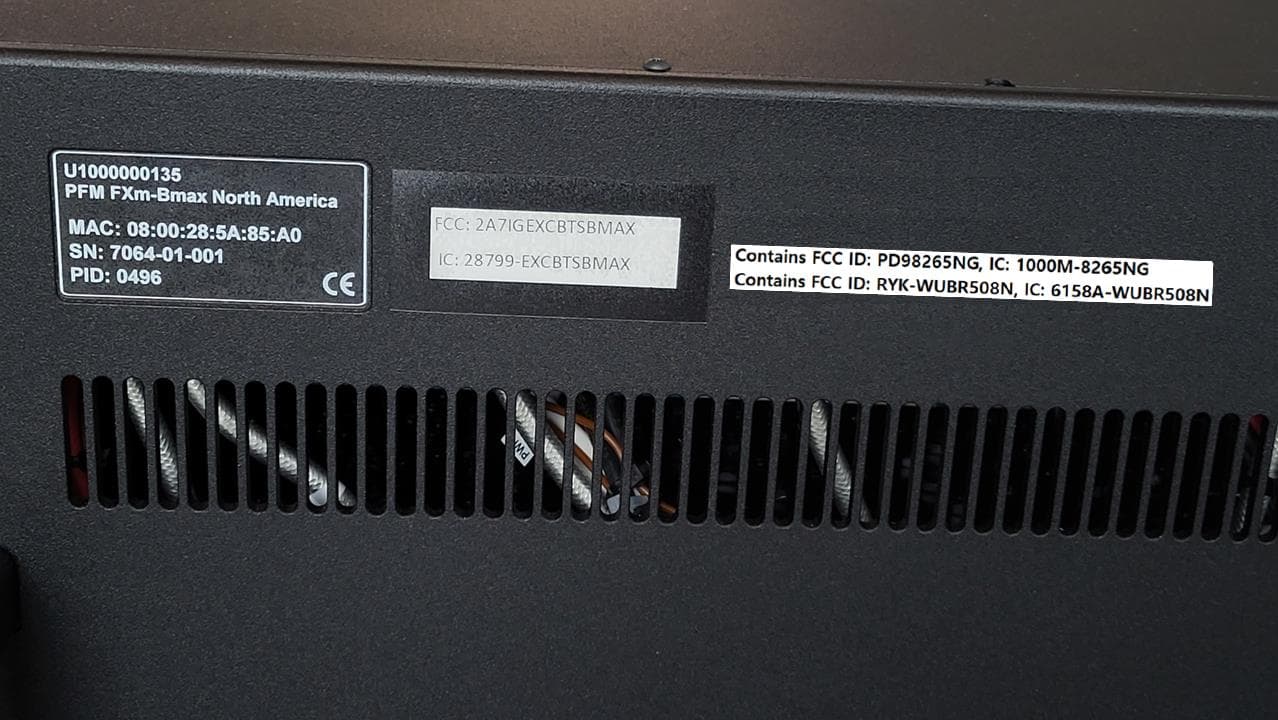 25W Cell Simulator - FCC ID 2A7IGEXCBTSBMAX - EXFO Oy