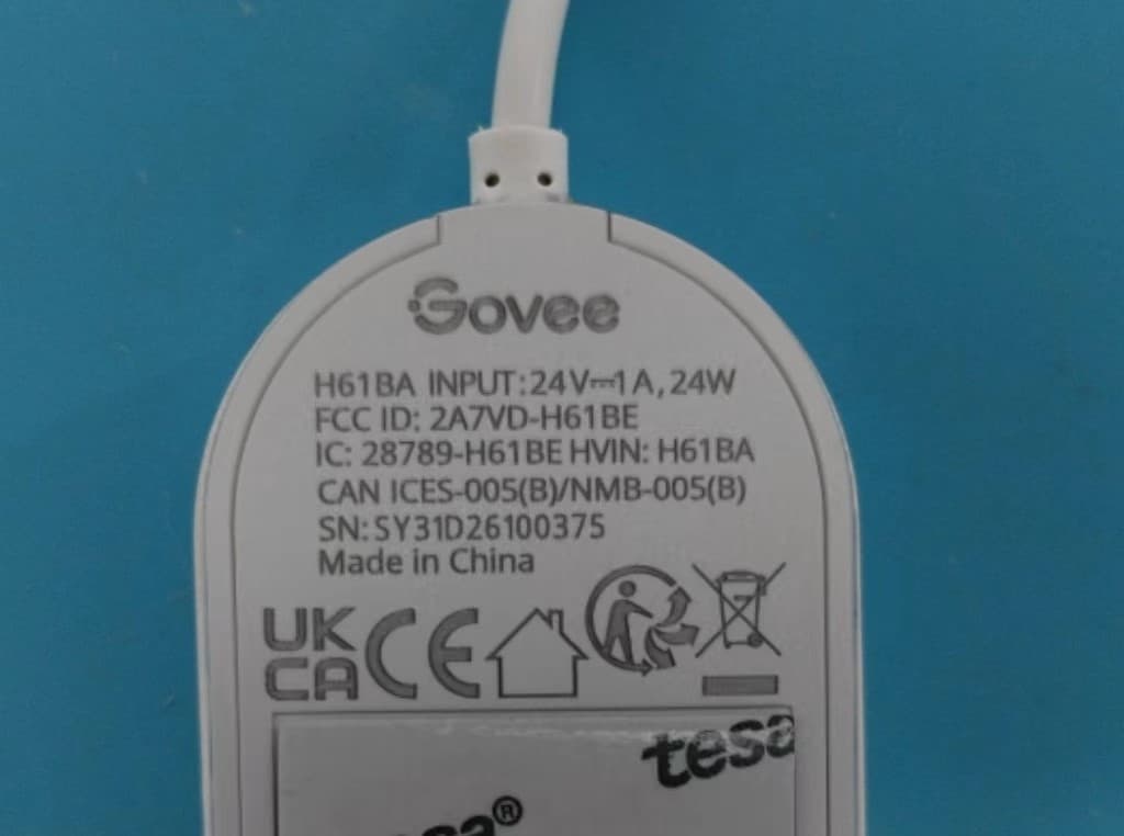 Govee RGBICW LED Strip Light - FCC ID 2A7VD-H61BE - Shenzhen Qianyan Technology LTD (4)