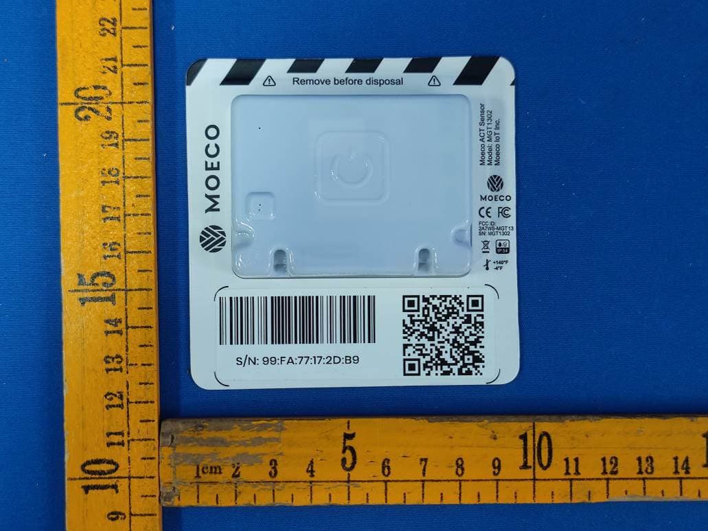 Moeco ACT Sensor - FCC ID 2A7WS-MGT1302 - Moeco IoT Inc.