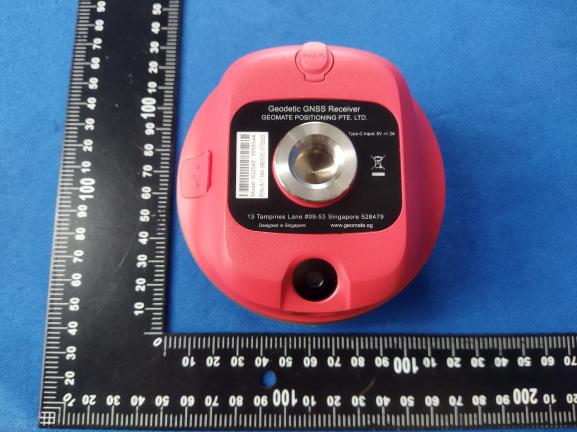 Geodetic GNSS Receiver - FCC ID 2A7ZC-SG20A - GEOMATE POSITIONING PTE.LTD. (5)