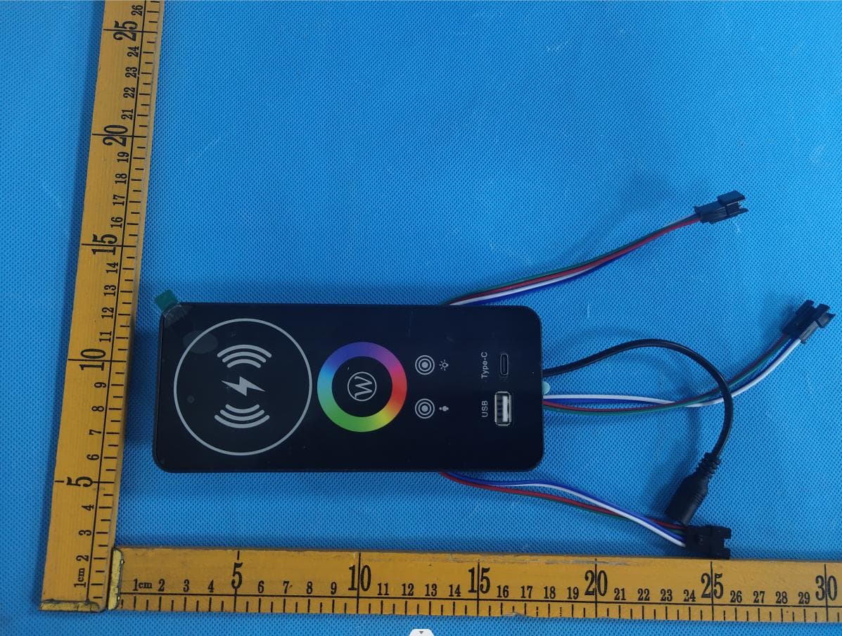Smart wireless charging case with 24-color light adjustment - FCC ID 2A855-QHA8 - Shenzhen xu xing technology co., LTD (2)