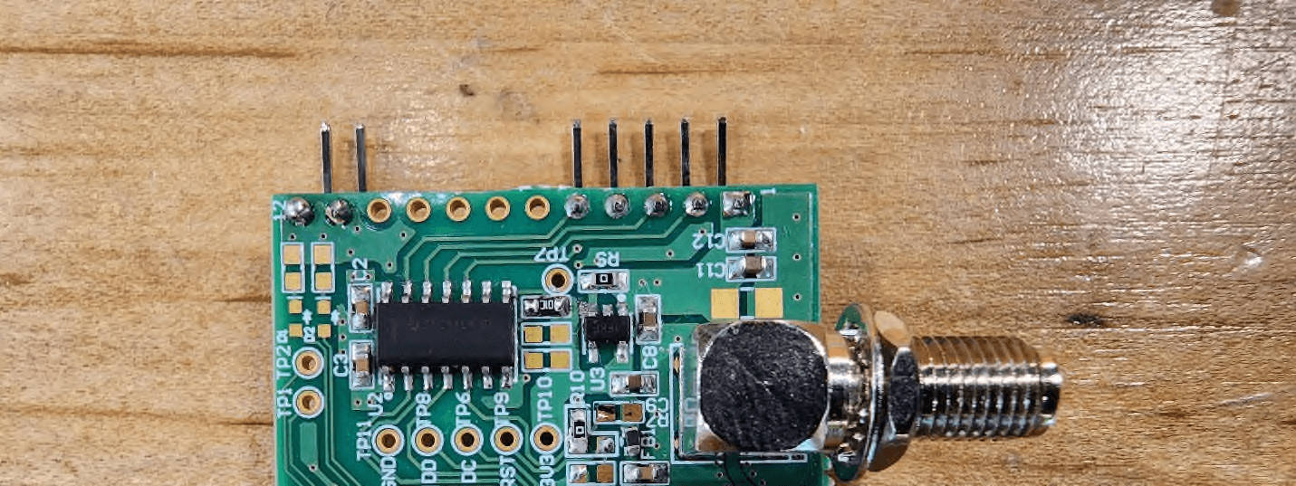 The BR-RC1190-Mod is a multi-channel RF transceiver module designed for GFSK operation using the Embedded RC232 protocol. - FCC ID 2A8AC-BRRC1190MOD - Broy Engineering Ltd (3)