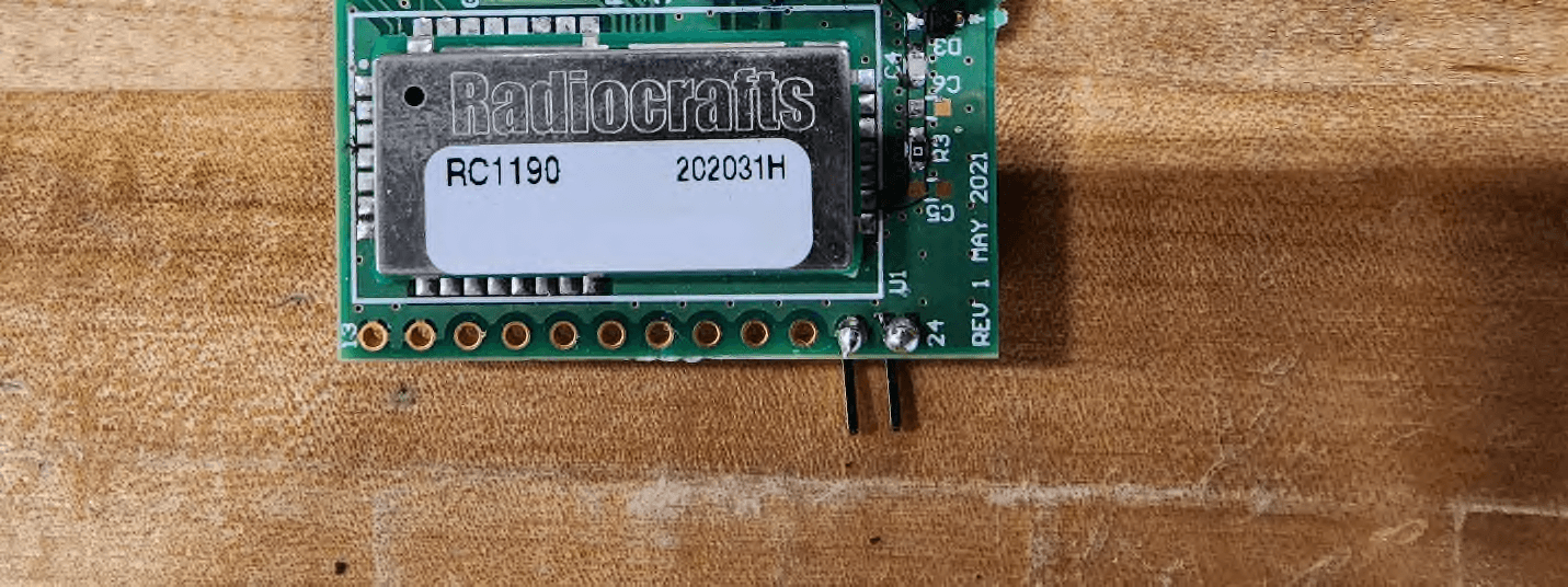 The BR-RC1190-Mod is a multi-channel RF transceiver module designed for GFSK operation using the Embedded RC232 protocol. - FCC ID 2A8AC-BRRC1190MOD - Broy Engineering Ltd (4)