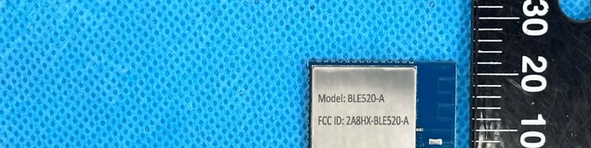 BLE Module - FCC ID 2A8HX-BLE520-A - Wuxi Ghostyu Electronics Co,.Ltd (2)