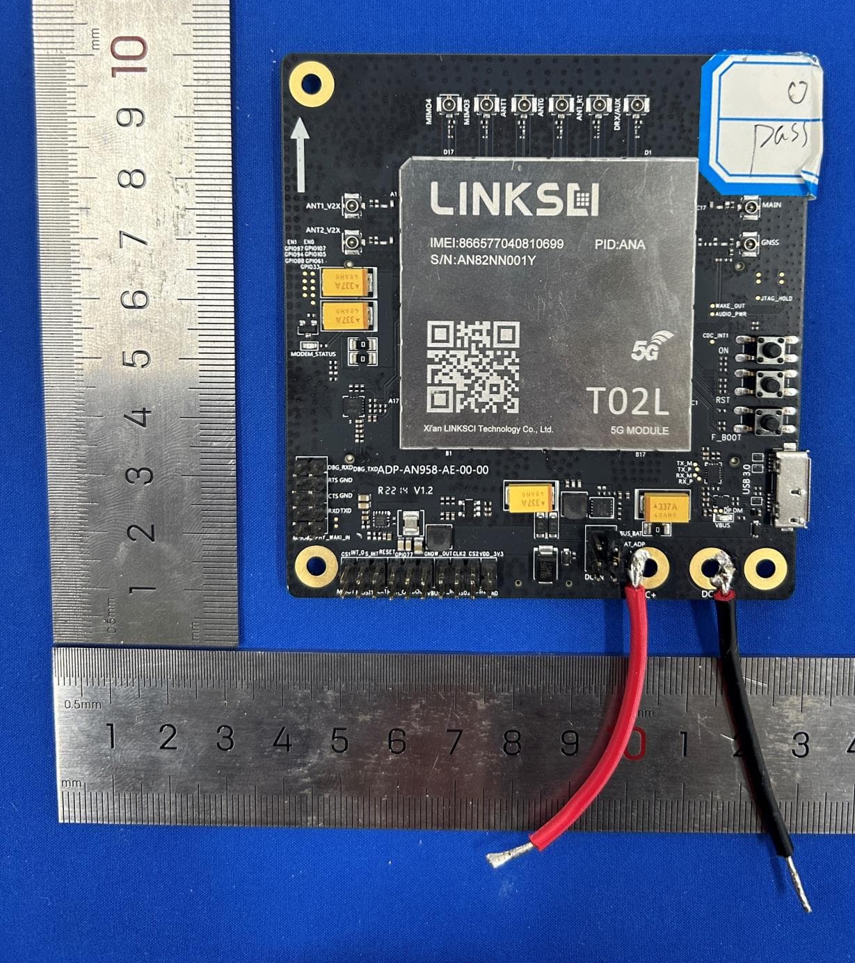 5G module with GSM, WCDMA, LTE and 5G NR - FCC ID 2A8RBAN958NA - Fibocom Auto Inc. (2)