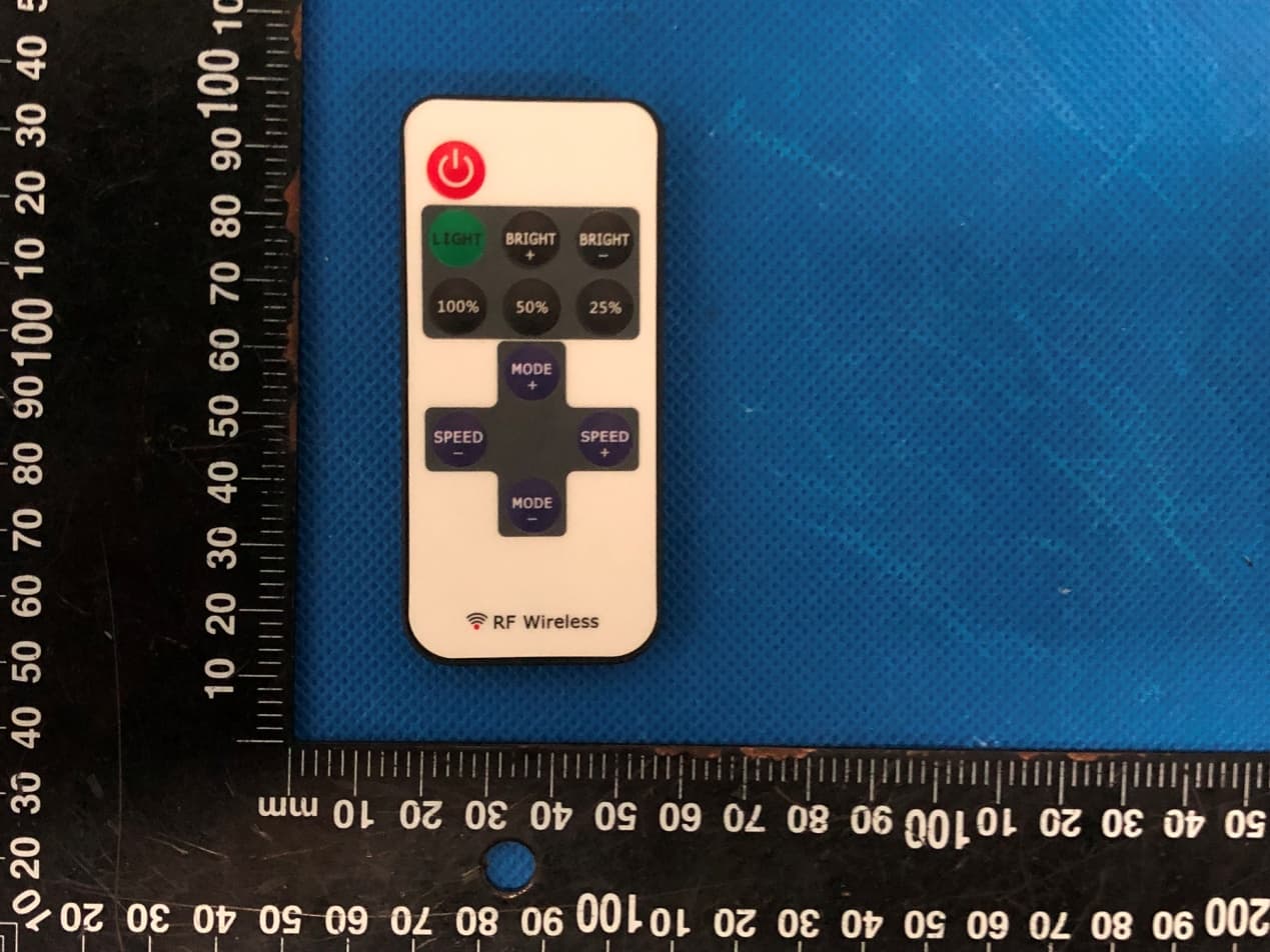 COB LED Strip Light Remote Control - FCC ID 2A8RJ-COB-400L-WW - Shenzhen Colleage E-Commerce Co., Ltd (4)
