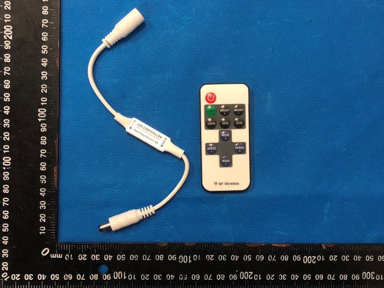 COB LED Strip Light Remote Control - FCC ID 2A8RJ-COB-400L-WW - Shenzhen Colleage E-Commerce Co., Ltd (2)
