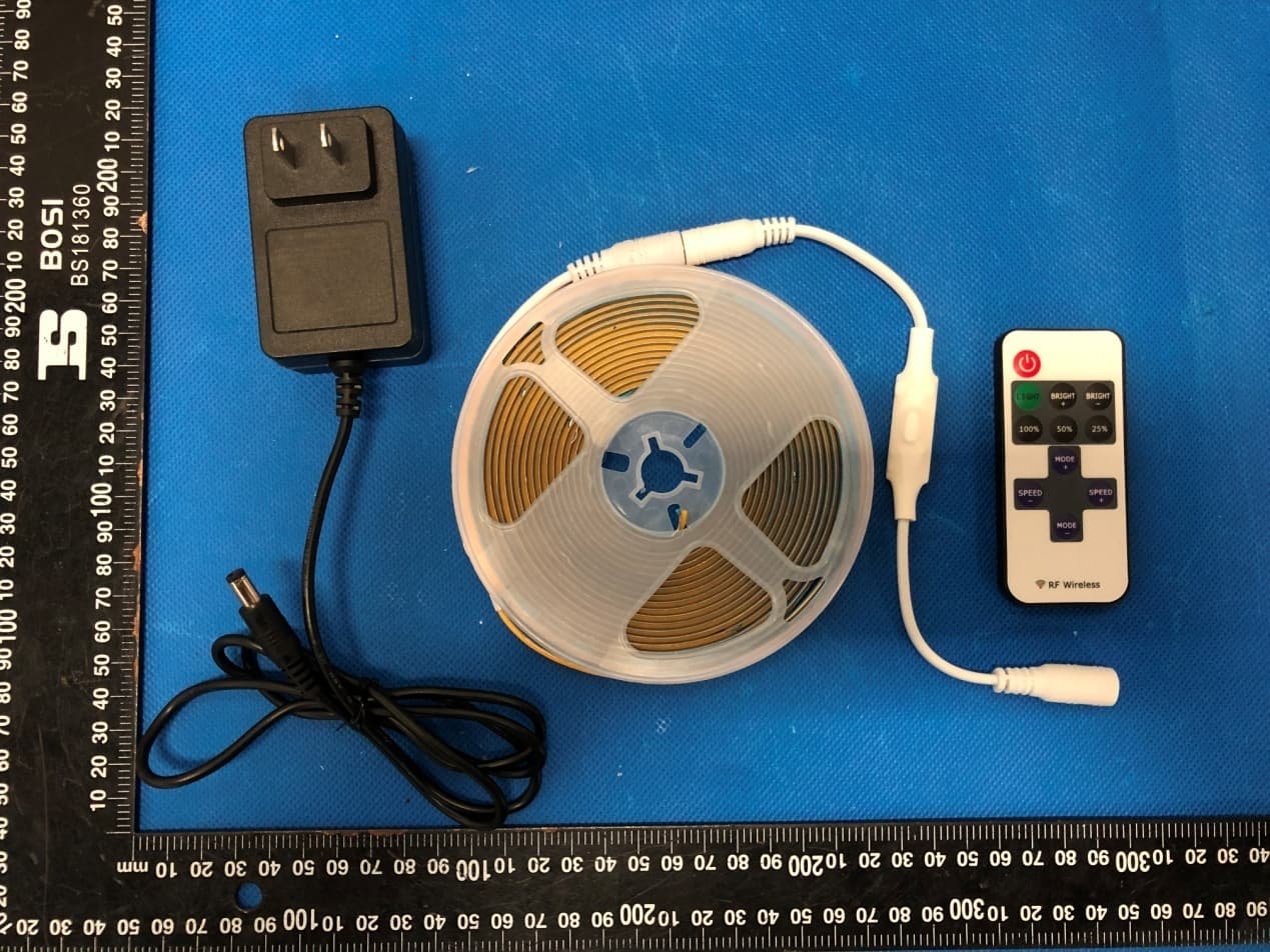 COB LED Strip Light Remote Control - FCC ID 2A8RJ-COB-400L-WW - Shenzhen Colleage E-Commerce Co., Ltd