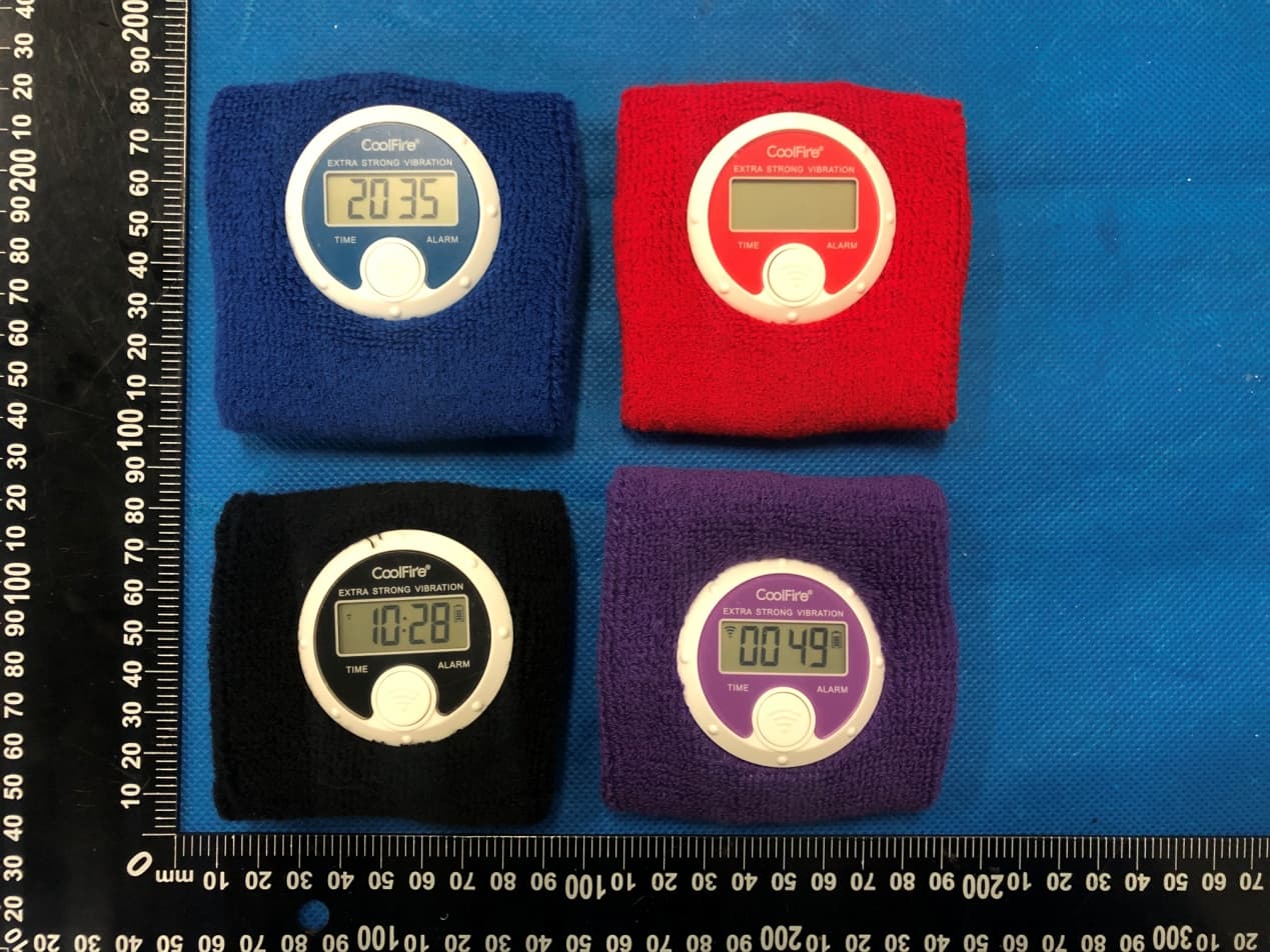 Bluetooth Sweatband Vibrating Alarm Watch - FCC ID 2A8YQ-BT-SBBK - Bright Aggregation Technology Ltd.