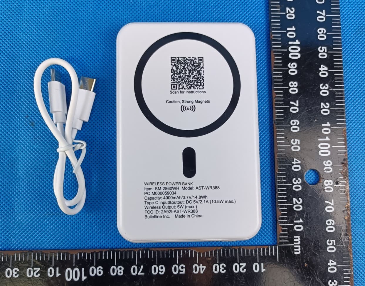 WIRELESS POWER BANK - FCC ID 2A92I-AST-WR388 - NINGBO ALLSTAR IMPORT&EXPORT CO.,LTD