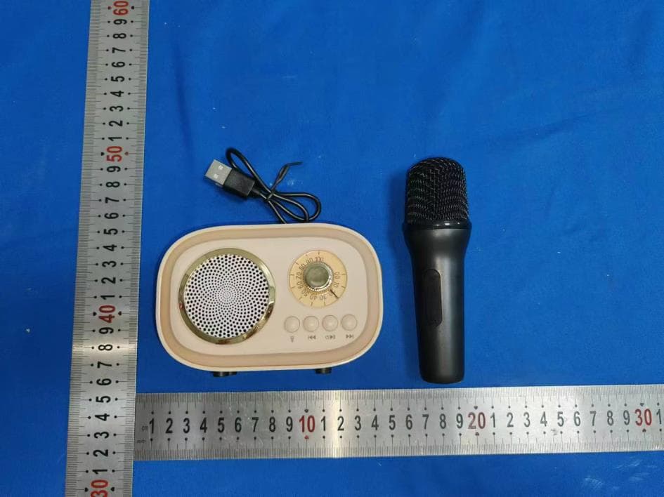 Portable wireless karaoke speaker - FCC ID 2A9M6-GSK5 - Shenzhen Guangsu Shidai Technology Co. , Ltd. (3)