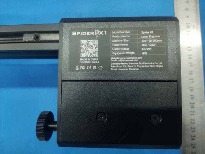 Laser Engraving Machine - FCC ID 2A9TY-SPIDERX1 - Shen zhen shi tian kong dian zi you xian gong si (4)