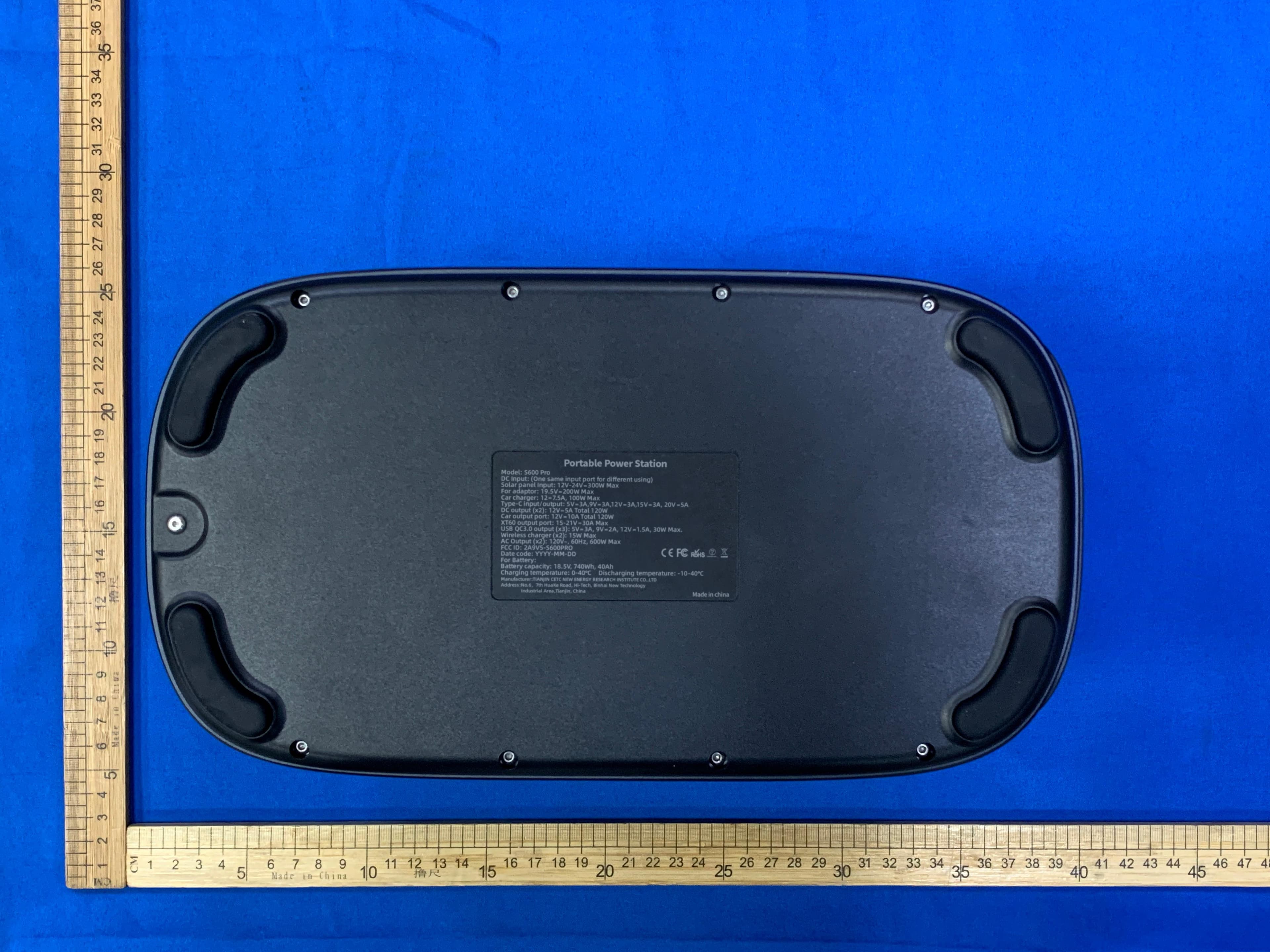 Portable Power Station - FCC ID 2A9V5-S600PRO - TIANJIN CETC NEW ENERGY RESEARCH  INSTITUTE Co.,LTD