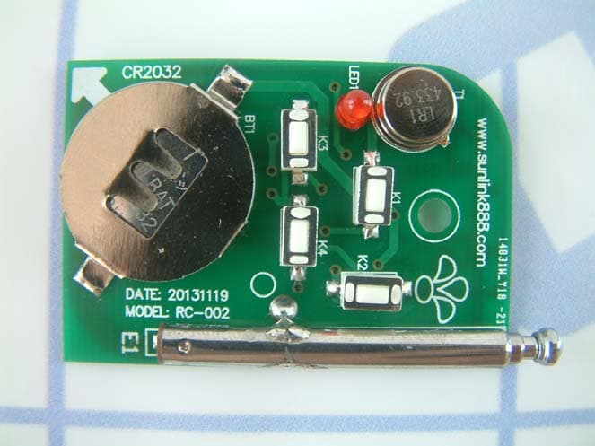 Remote Control Handset - FCC ID 2AA8URC002 - XIAMEN SUNLINK TECHNOLOGY CO., LTD. (1)