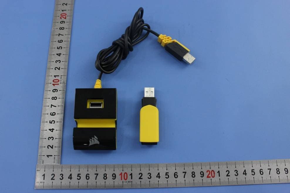 USB dongle - FCC ID 2AAFMRDA0004 - Corsair Memory, Inc.