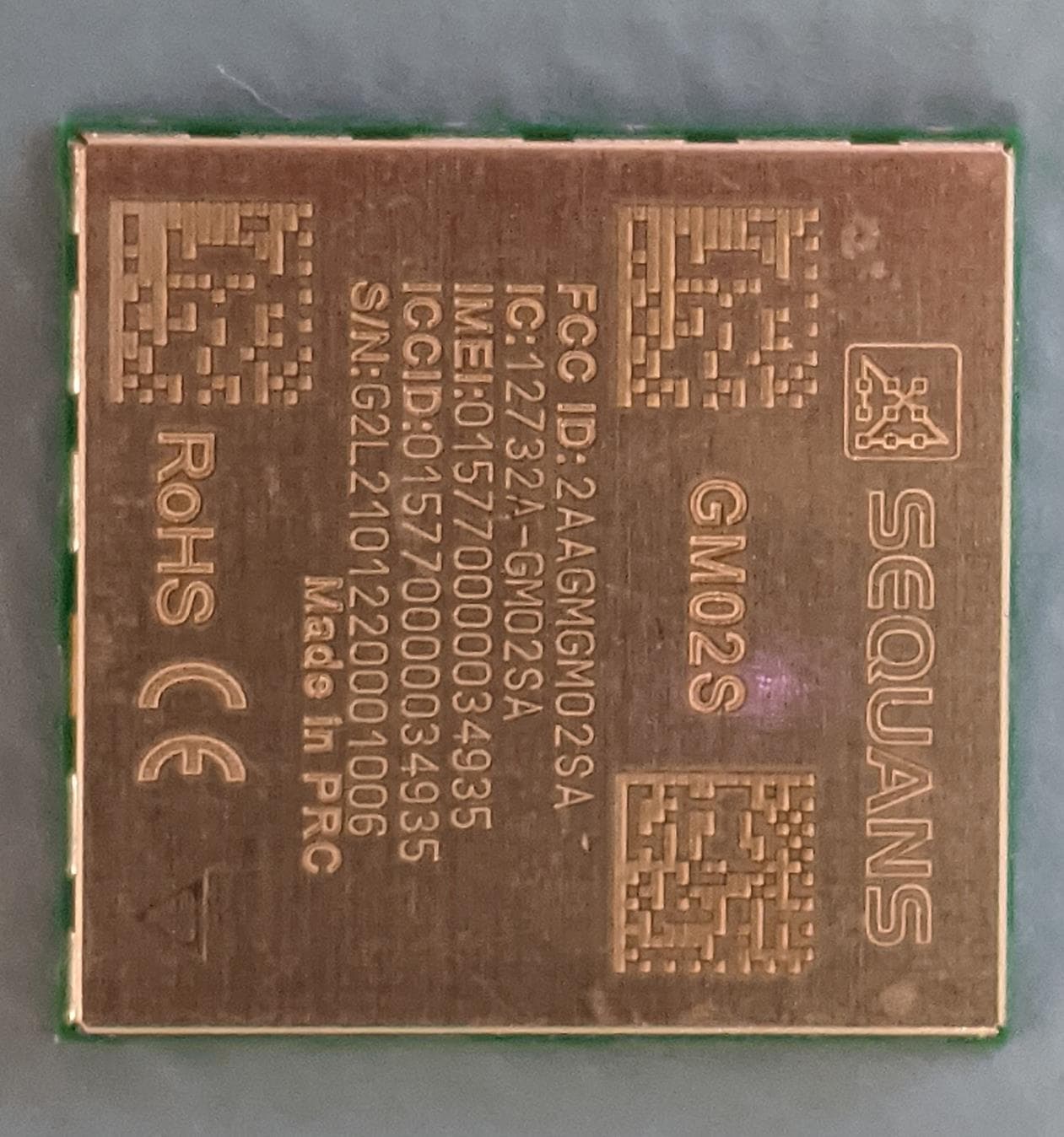 GM02S module - FCC ID 2AAGMGM02SA - Sequans Communications