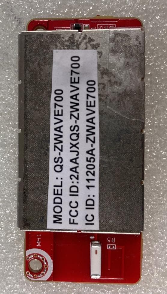 Z- Wave 700 Card - FCC ID 2AAJXQS-ZWAVE700 - Qolsys, Inc.