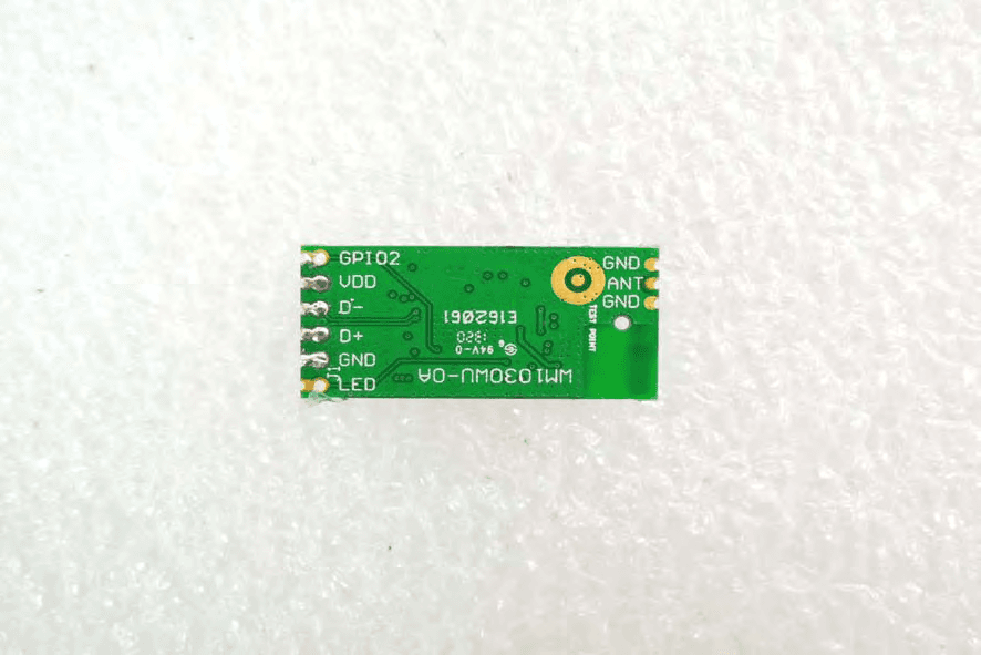 WLAN USB Module - FCC ID 2AAK6WM1030WU - WIESON INTERNATIONAL CO., LTD.