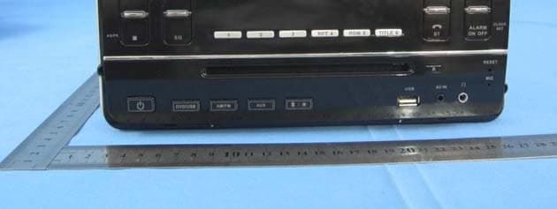 Car Radio Player with AM FM RDS USB SD DVD CD MP3 WMA ESP AUX ISO BT REMOTE - FCC ID 2AAKS-DV12 - Furrion Ltd (3)