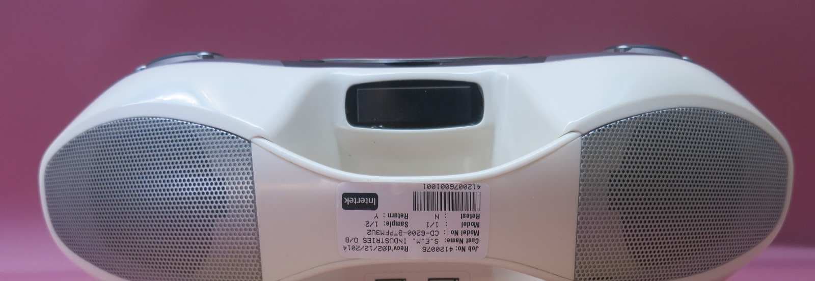 CD Radio Boombox - FCC ID 2AANA-SEM-CD6200 - S.E.M. INDUSTRIES