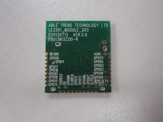 Dual Mode Bluetooth Low Energy Module - FCC ID 2AATFMB400EL - Able Trend Technology Limited