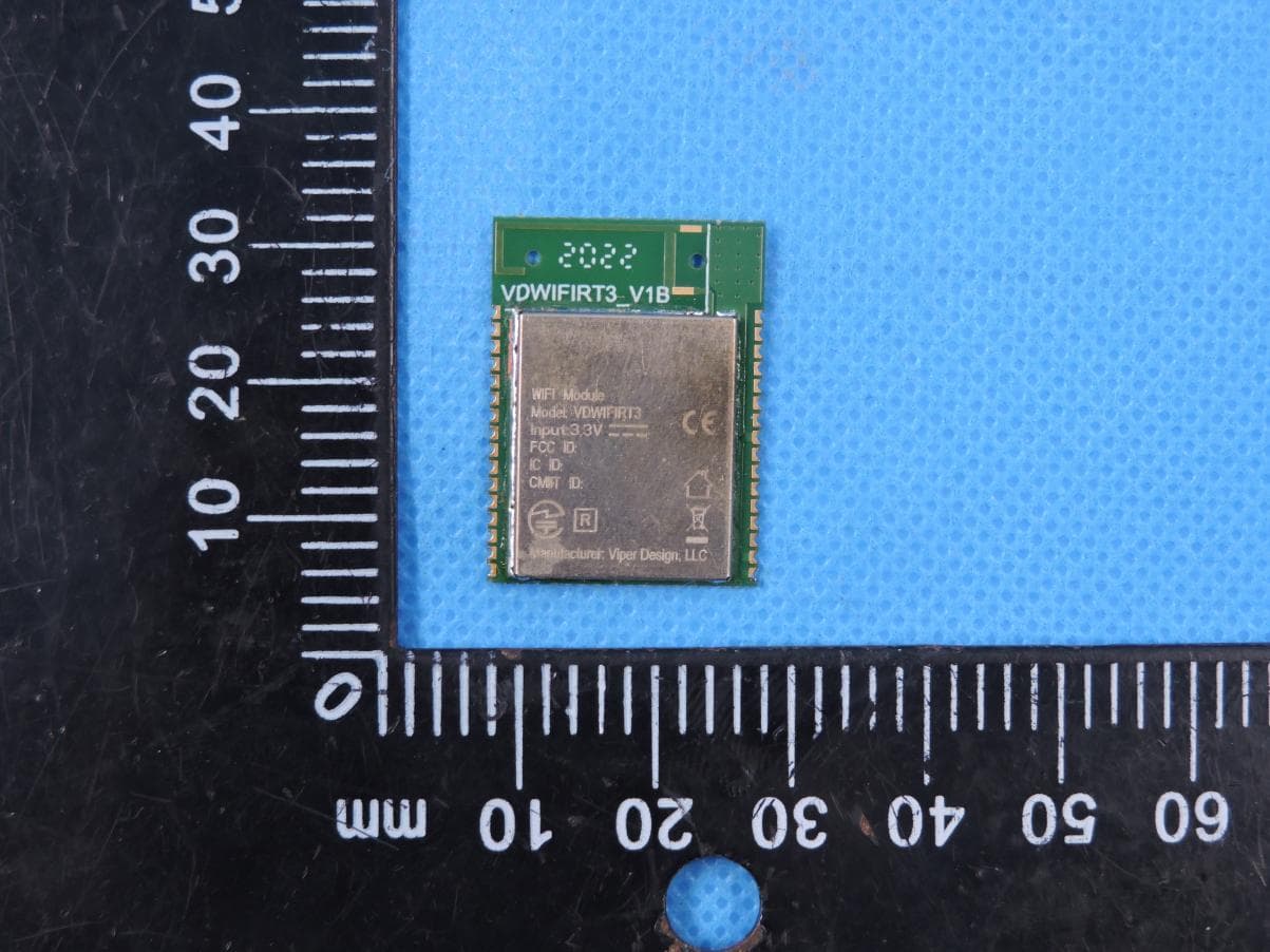 WiFi Module - FCC ID 2AB7YVDWIFIRT3 - Viper Design, LLC (2)