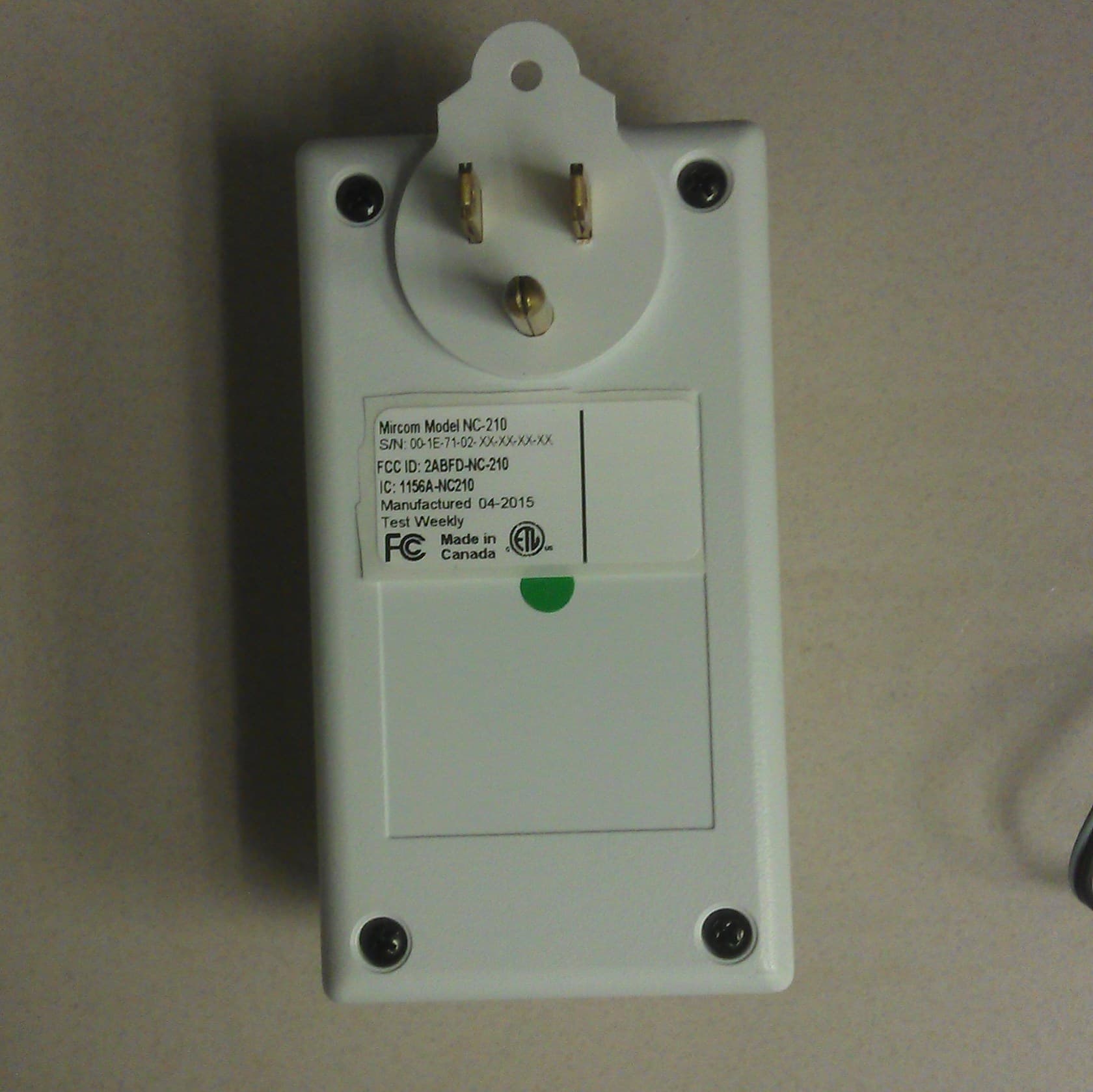 NC-210 MiCare Beacon - FCC ID 2ABFD-NC-210 - Mircom Group of Companies