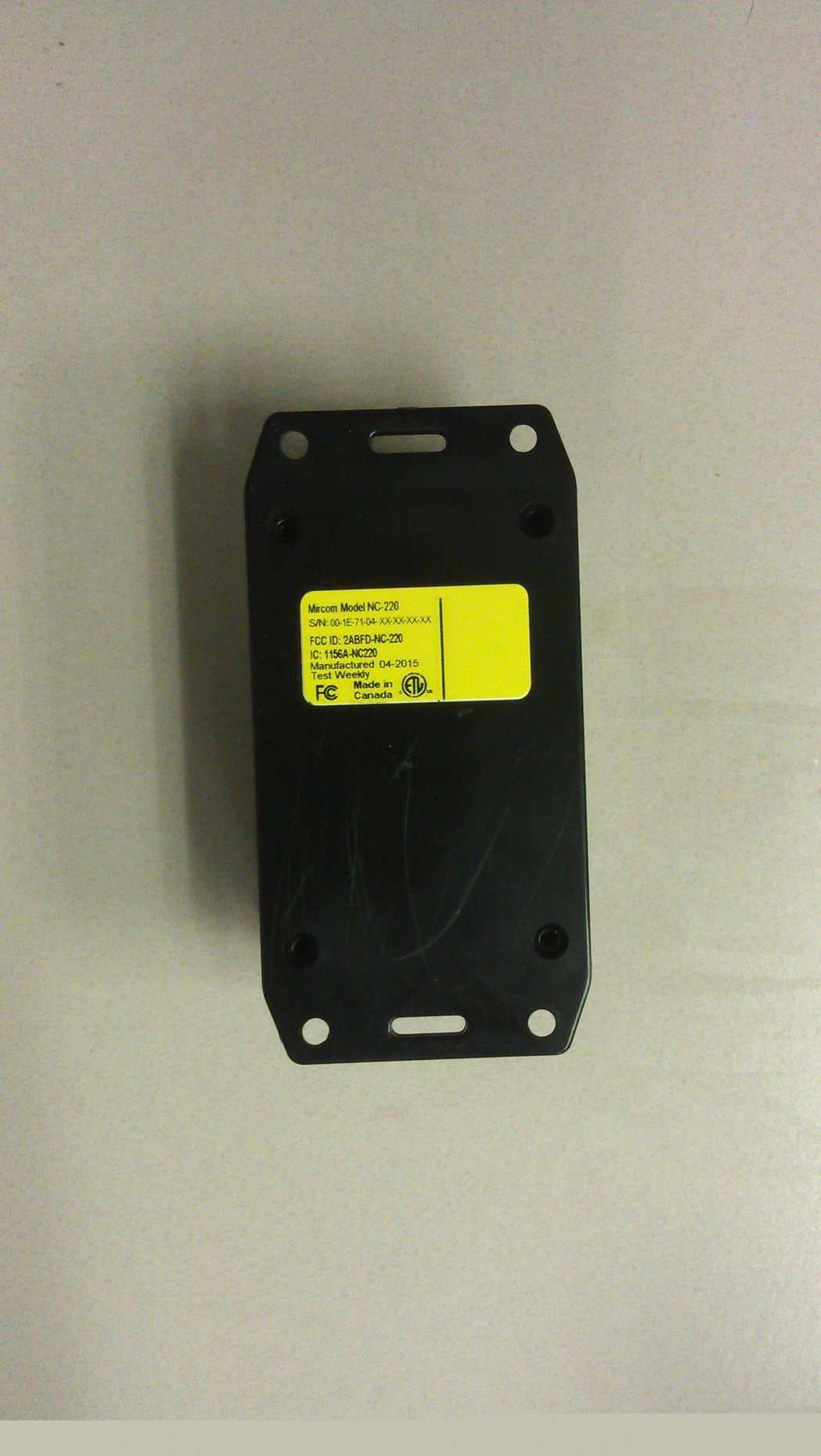 NC-220 MiCare ZF3 - FCC ID 2ABFD-NC-220 - Mircom Group of Companies