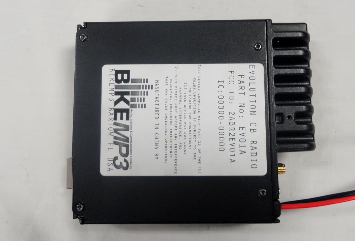 CB RADIO - FCC ID 2ABR2EV01A - BikeMP3 (2)